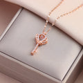 New In Sweet Sexy Beating Heart Series Pendant Necklaces For Women Luxury Fashion Female Stainless Steel Clavicle Chain Jewelry