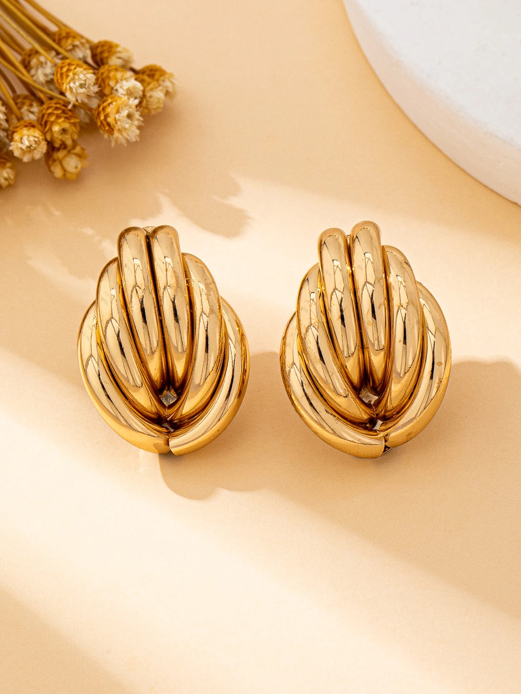 A Pair of Fashionable Bohemian Style Earrings and Jewelry