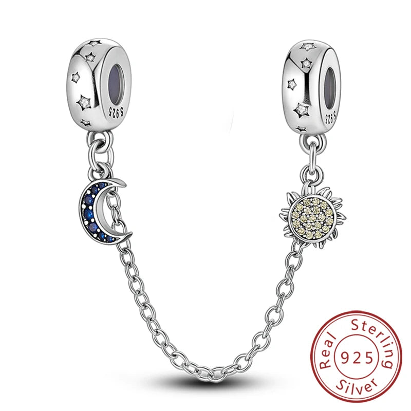 MULA 1PC 925 Sterling Silver Bow Charms Pendant Fit Original 925 Snake Chain Bracelet DIY Fine For Women Jewelry Making Gift